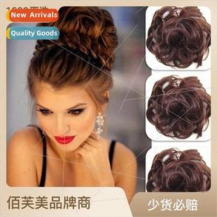 Wig Curly Hair Ring Women Europe Messy High Temperature lk R