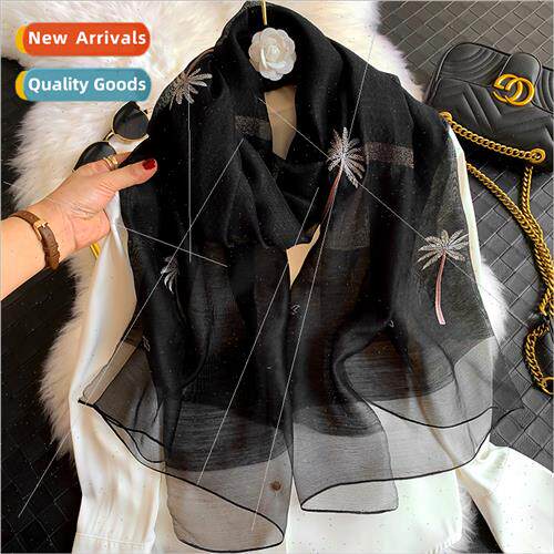 lk wool embroidery fashion new autumn winter warm scarf fema