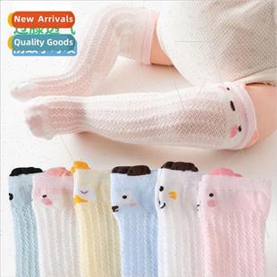 Newborn baby socks summer thin section anti-mosquo socks air