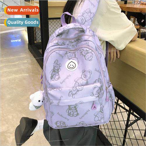 Shoulder bag male tide cool printing graffi new handbag back