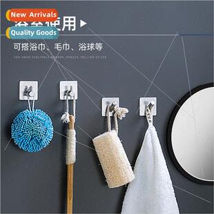 304 Stainless hooks solid single hole-free hotel door hangin