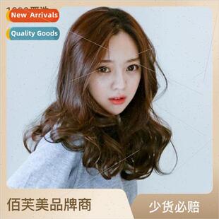 Korean popular wig head covering fashion soft girl wig Europ