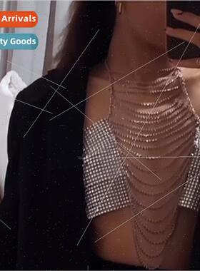 MW2937 Europe waist chain rhinestone inlaid diamond cloth ta