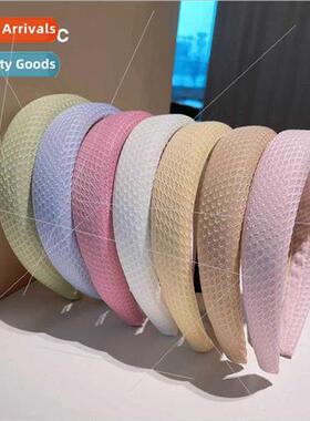 waffle sponge high cranial top cream hairpin out hundred age