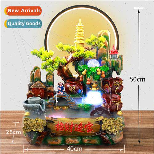 Wigwam running water fountain fish tank ornaments living roo