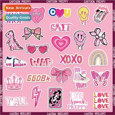 50 cartoon college stickers decorative luggage laptop guar w