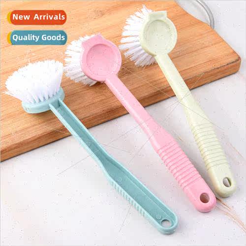 Thick bristles cleaning brush large color random hair pot wa