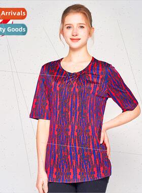 New silk short-sleeved blouse women summer mulberry silk knt