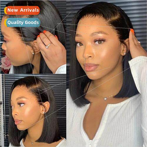 Europe fashion wig o head medium parted short chemical fiber