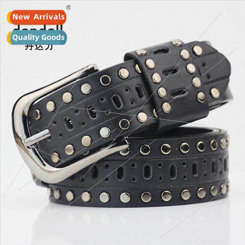 2016 fall winter new women belt Europe fashion rivets female