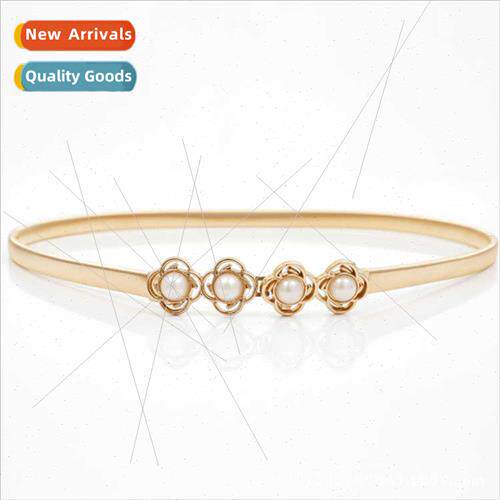 versatile metal belt elastic spring type ladies dress belt p