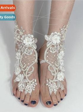 Bridal lace anklet anklet Europe wedding accessories nd fixe