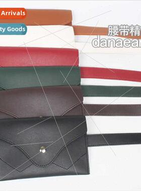 2018 New Korean Women Belt Waist Bag Thin Belt Dual Purpose