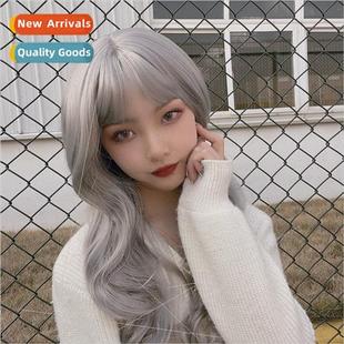 machine color full wig fiber female chemical Second weave