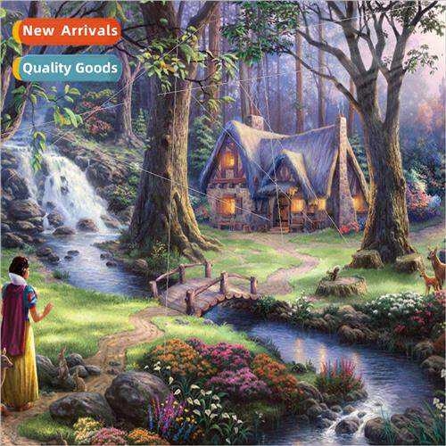 New handmade embroidery DIY fairy tale est princess cabin fu
