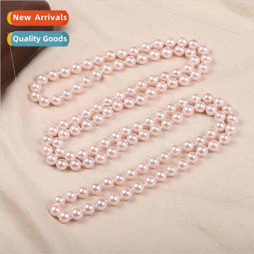 Knotted anti-pearl necklace female hundred wh long necklace