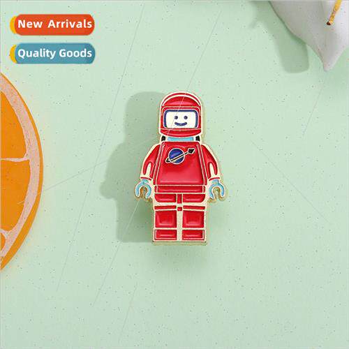 Creative astronaut brooch personalized cute cartoon characte