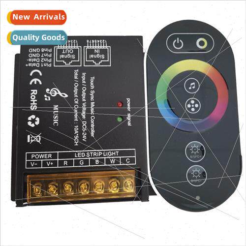 6-key wireless touch RGBCW mesh music synchronization contro