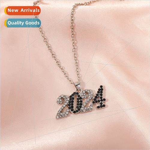 2024 New Year digital necklace 适用men women Europe ins crea