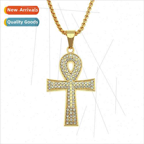 Personalized simple fashion diamond cross pendant Europe nd