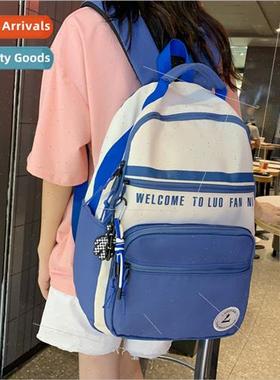New student schoolbag 2022 school season colorful large-capa