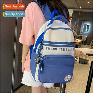 New student schoolbag 2022 school season colorful large-capa
