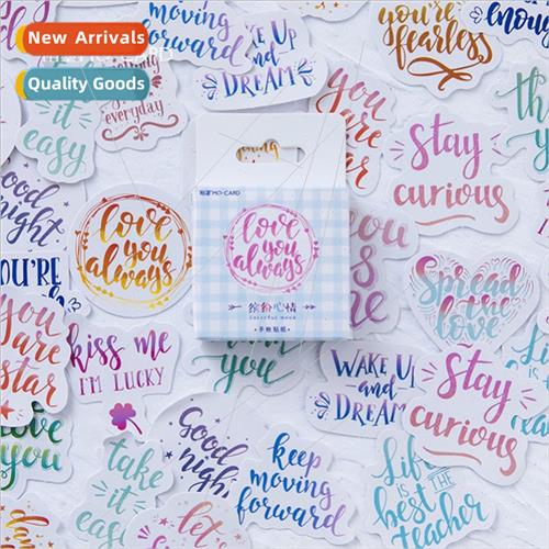 Boxed Stickers Colorful Mood Stickers Handbook Album Items D