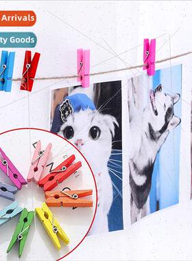 Photo Clip Wooden Clip DIY Storage Sticky Note Clip Decorati