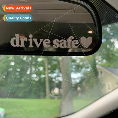 drive safe car stickers English word rearview mirror decorat