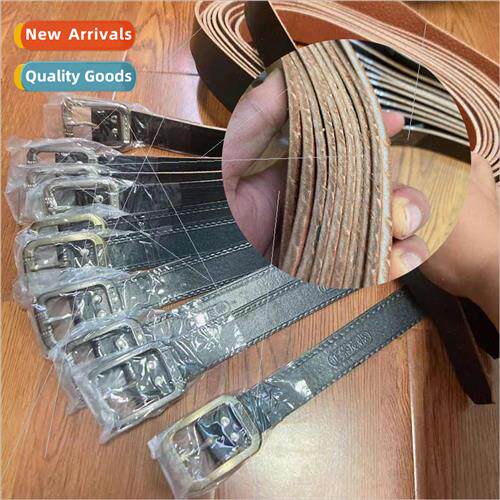 Mens Leather Pigskin Bottom Belt Summer Mens Belt Running Ju