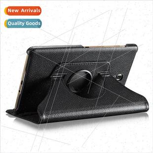 适用Samsung TabS 8.4 Litchi grain rotating leather case SM-T