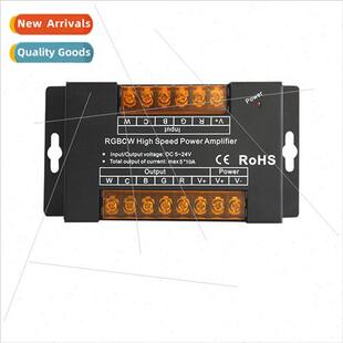 5-Channel RGBCW Amplifier RGB+CCT gnal Power Amplifier 50A 5