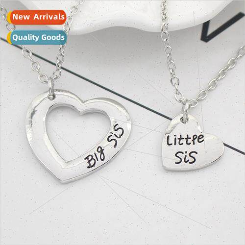 Korean creative jewelry good sister love parcel necklace hea