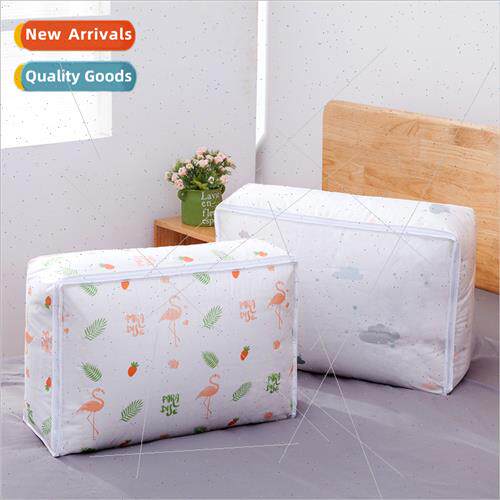 Eco-friendly PEVA large printed quilt storage bag quilt orga