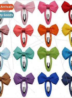 Children jewelry Europe 2inch bow hair clips Cute girls BB c