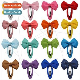 clips Europe girls Cute hair bow 2inch jewelry Children