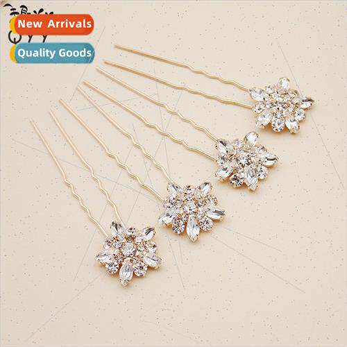 Europe bridal hairpin headdress shaped flowers wedding acces