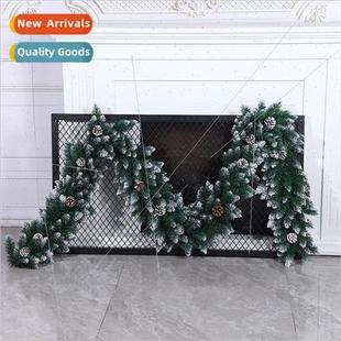 spray whe 300 green branches rattan tip christmas 270cm pvc