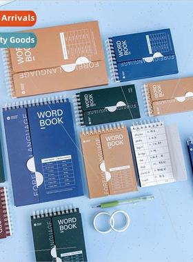 English vocabulary notebook portable memory accumulation can