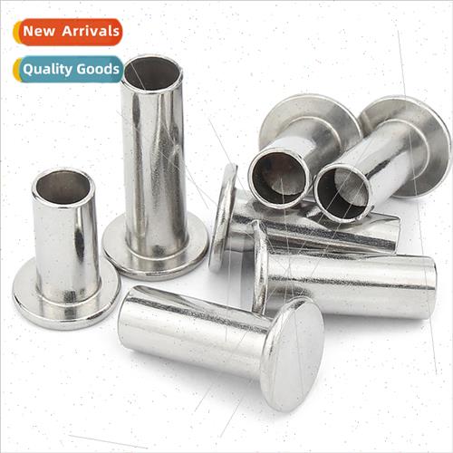 201 Stainless Steel Flat Round Head Semi-Hollow Rivets 5-10