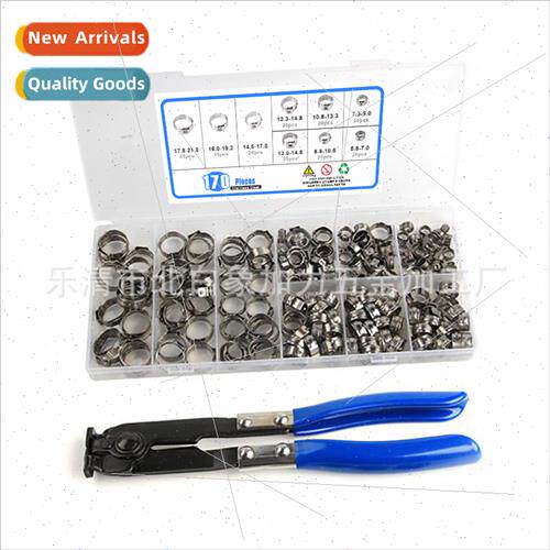 170pcs304 single ear induction clamp wh a clamp pliers boxed