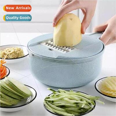 12 pcs Vegetable Cutter Peeler Kchen Manual Slicer Shredder