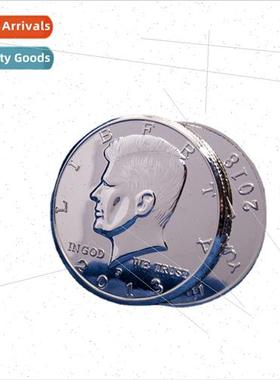 One dollar large coin magic props 3 inch 7 cm empty hand out