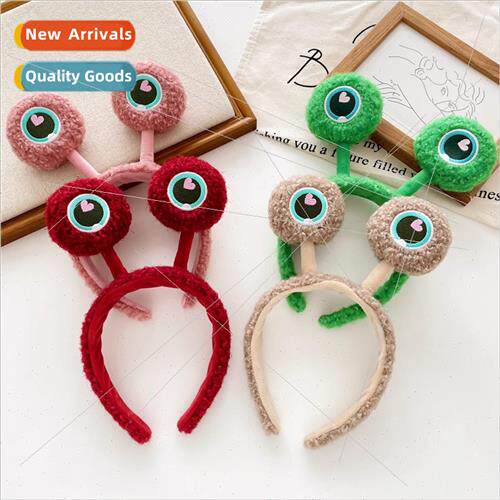 Cute frog big eyes hair band sweet girl headdress kids hair