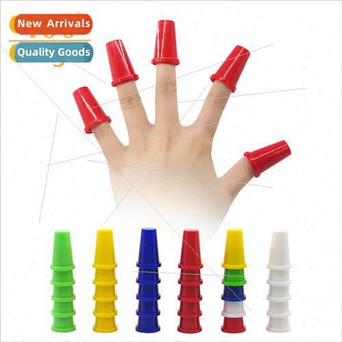 Double Colour Thimbles Nested Double Finger Caps Set 10 Magi