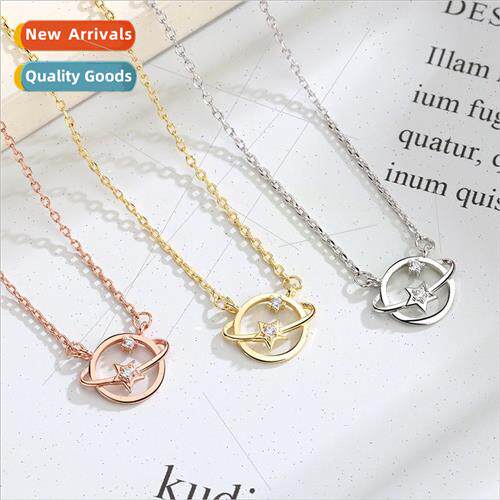 Fashion KoreaDream Planet Necklace Women Fashion mple Chain