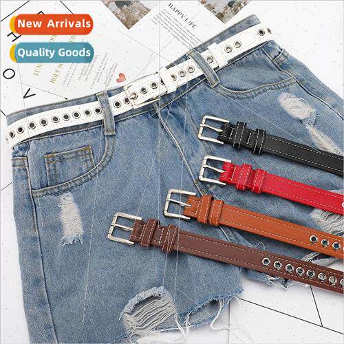 Europe new punk air eye belt whole cock-eye free punching ho