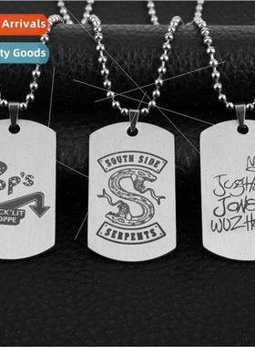 Hot Style Riverdale Riverdale3 Stainless Steel Dog Tag Milar