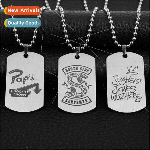 Hot Style Riverdale Riverdale3 Stainless Steel Dog Tag Milar