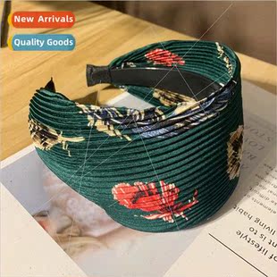 Korean simple headband Hair versatile female out press bands